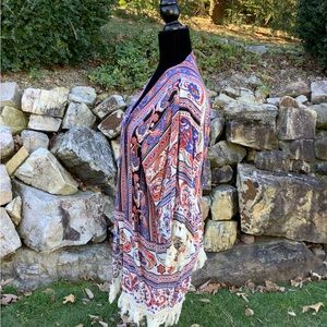 Kori Duster with Fringe. Women’s M/L